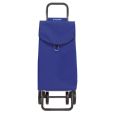 Carro compra PEP011 MF 4 ruedas chasis plegable, azul.