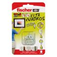 FIJA CUADROS NEGRO FISCHER 8 UNID